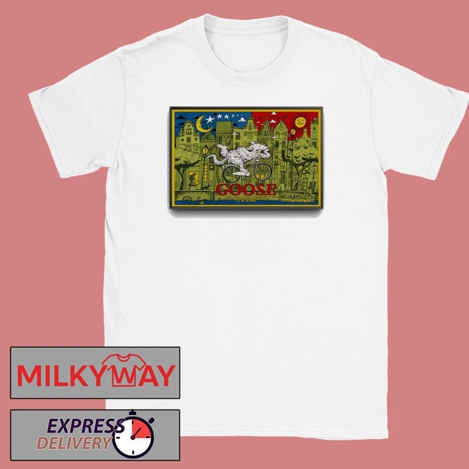 Goose Amsterdam, Netherlands Tour On May 27-28 2026 Poster shirt