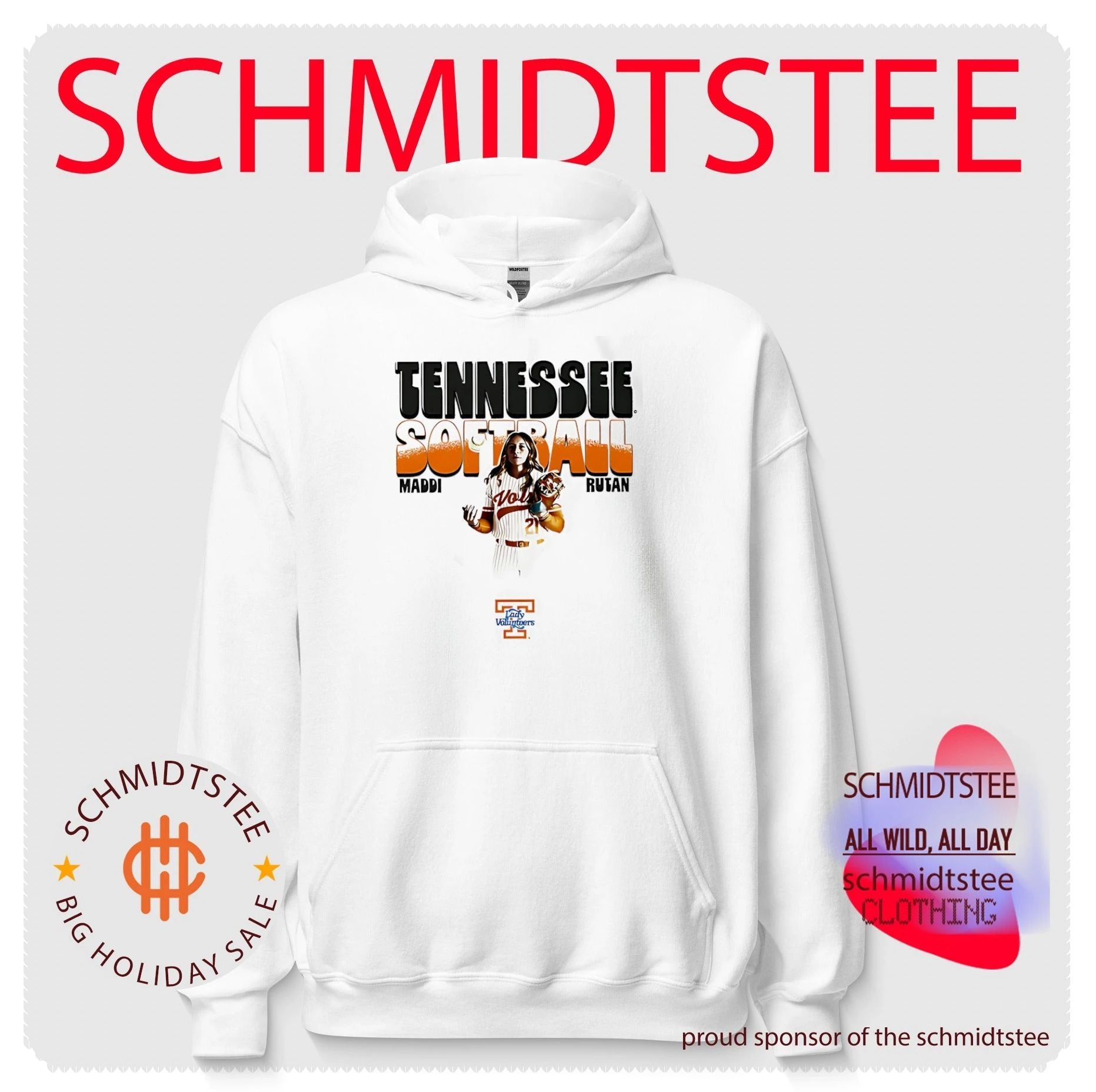 Tennessee softbal Maddi Rutan illustration shirt