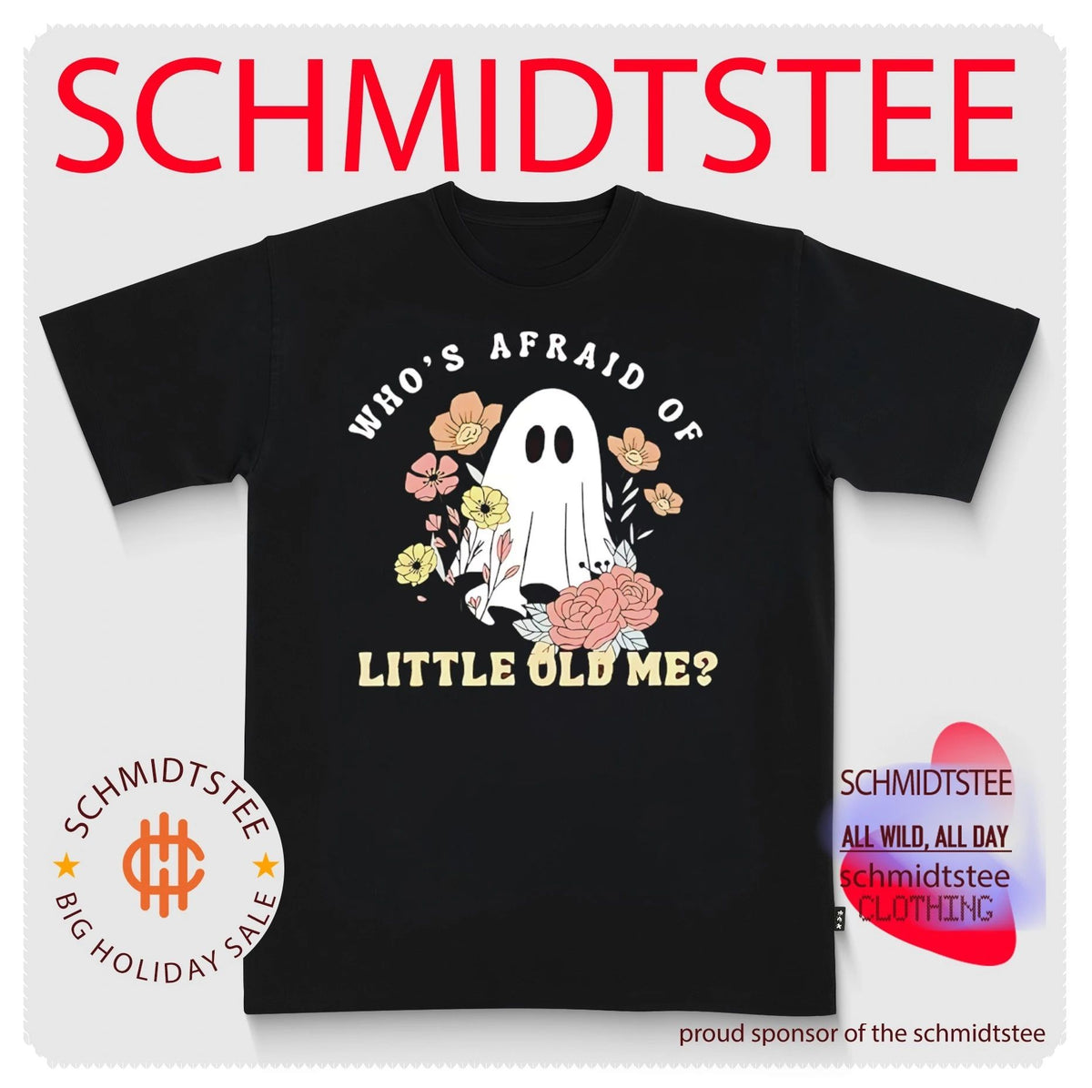 Ghost who’s afraid of little old me Halloween 2026 shirt