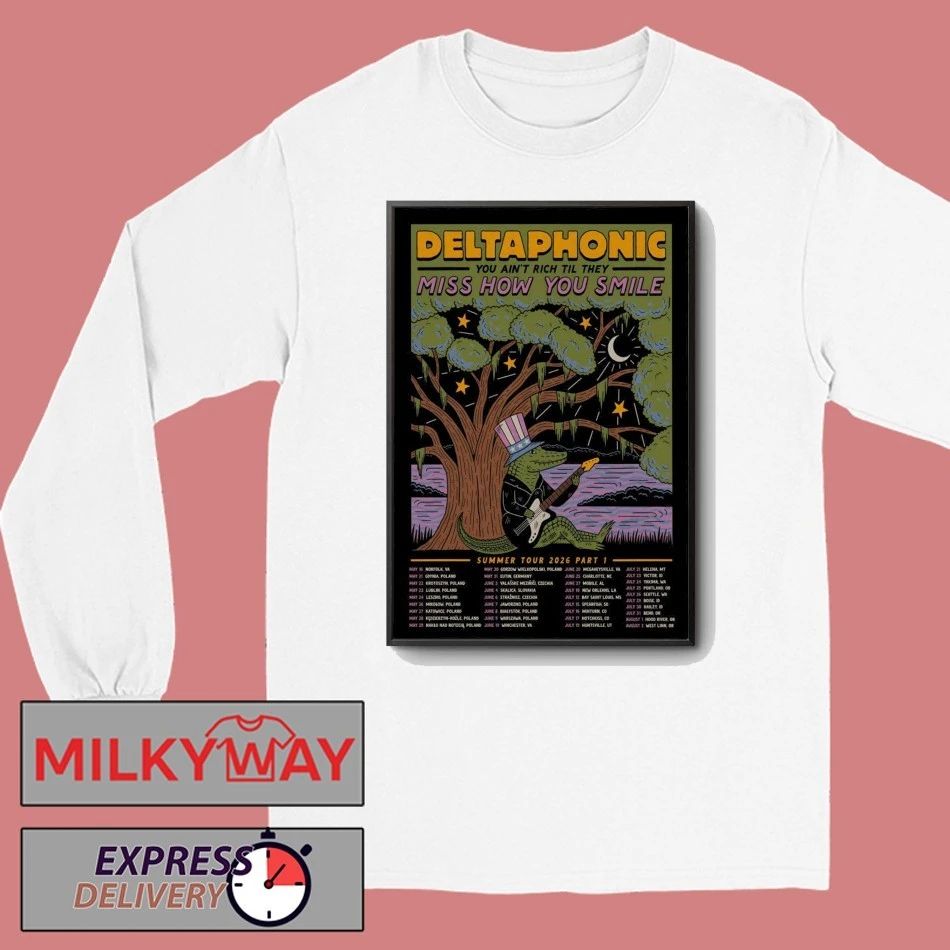 Deltaphonic Summer 2026 Tour Poster shirt