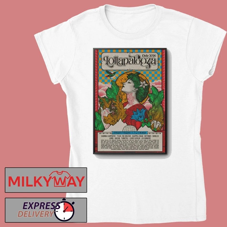 Lollapalooza 2026 Chicago Illinois Poster shirt