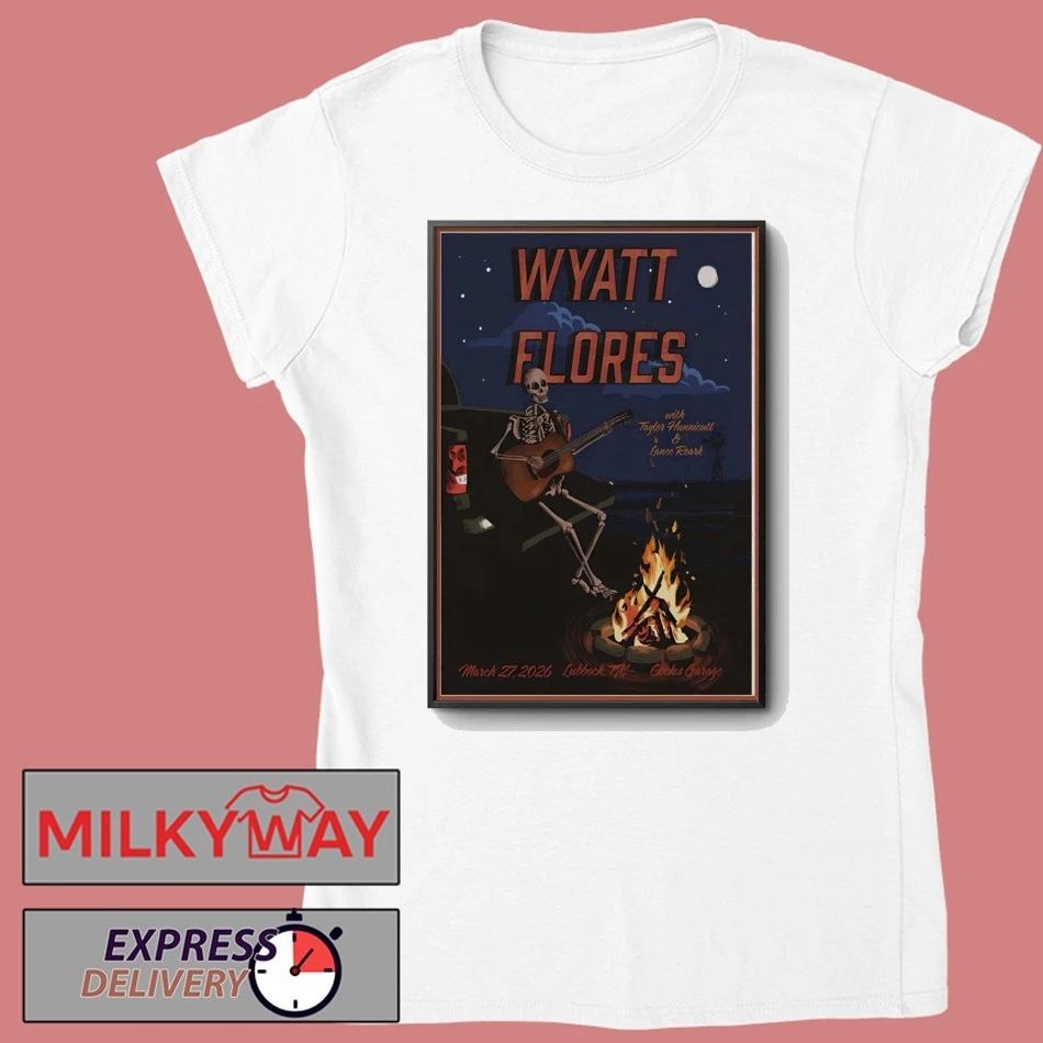 Wyatt Flores March 27 2026 In Lubbock TX Poster shirt