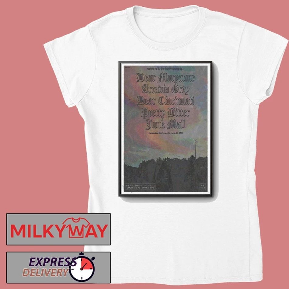 Mar 8 2026 Dear Cincinnati & Dear Maryanne The Milestone Club Poster shirt