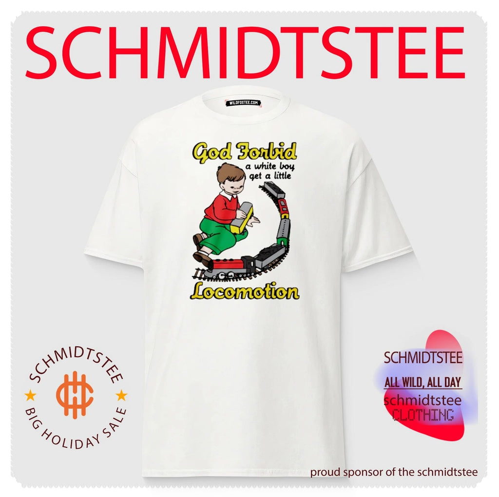 God forbid a white boy get a little locomotion shirt