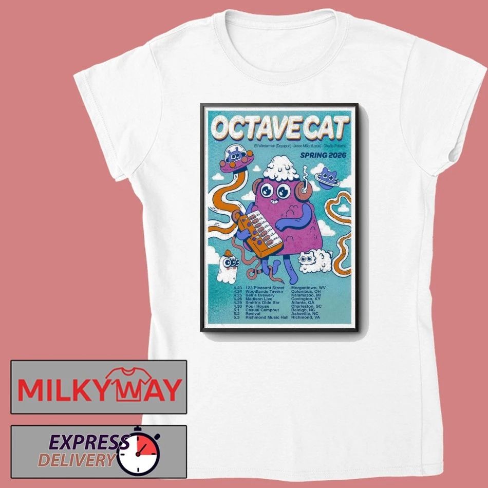 Octave Cat 2026 Spring Tour Poster shirt