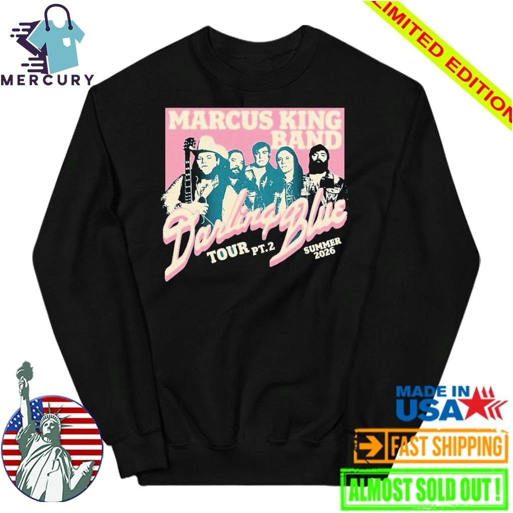 Marcus King 2026 Summer Tour Dates Darling Blue Shirt