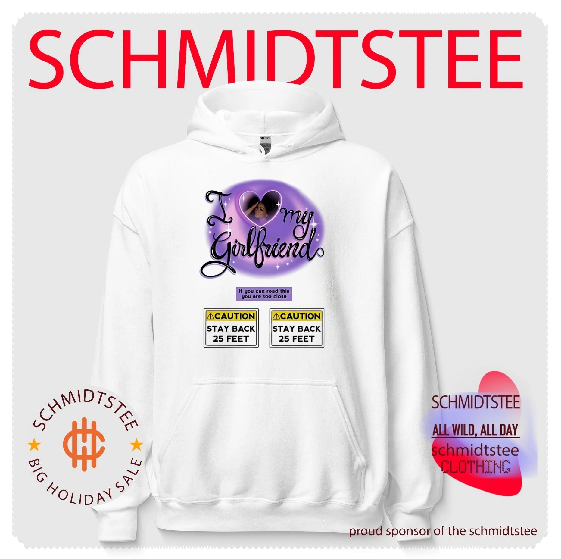 I love my girlfriend If you can read this you are too close graphic shirt
