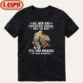 Vintage All Men Are Created Equal Only The Best Still Turn Wrenches In Their Seventies Shirt