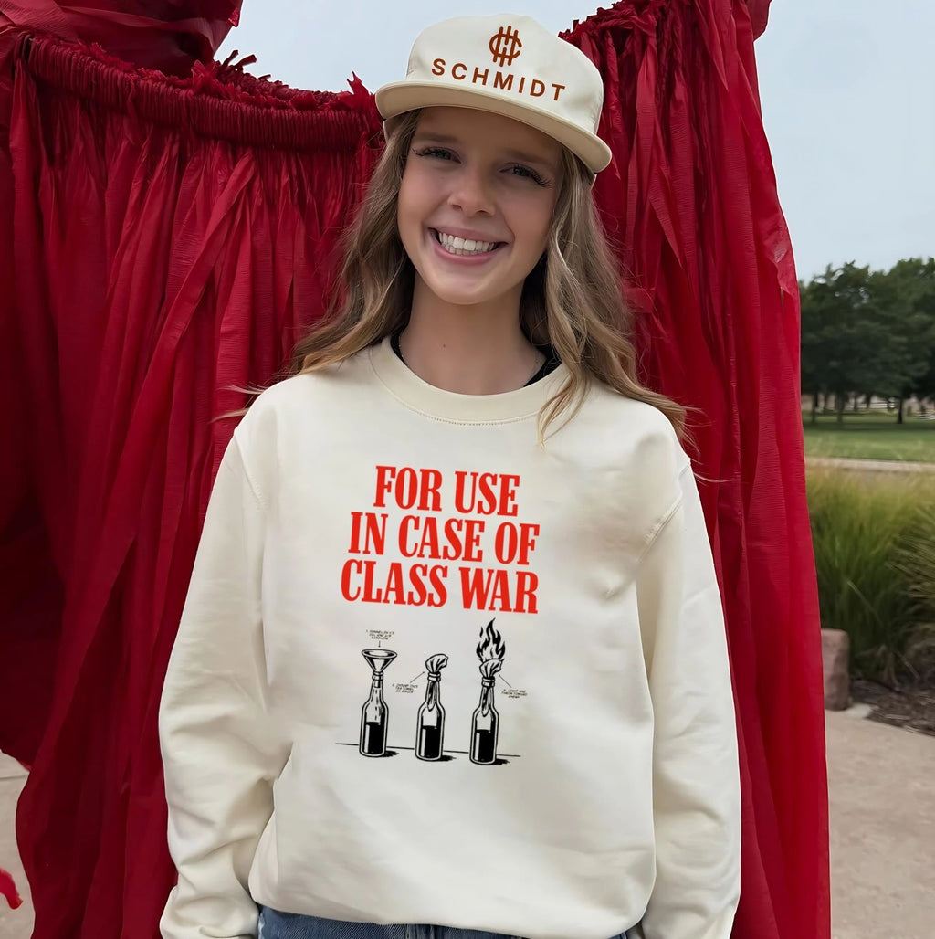 For use in case of class war shirt