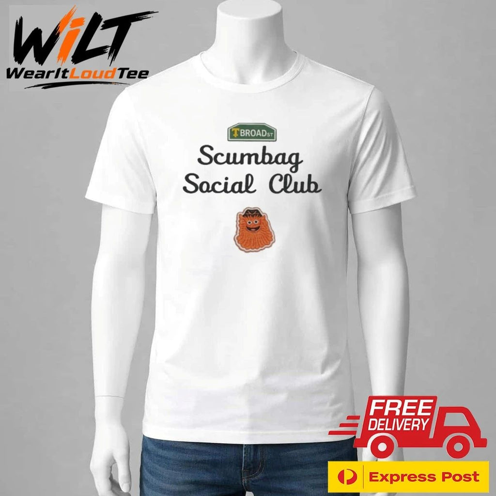 Broad Street Scumbag Social Club Flyer Shirt