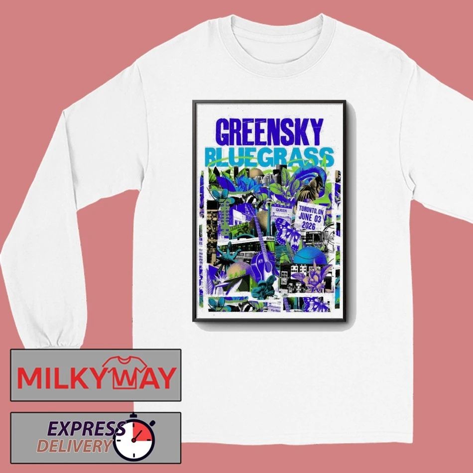 Greensky Bluegrass 2026 Summer Tour Poster shirt