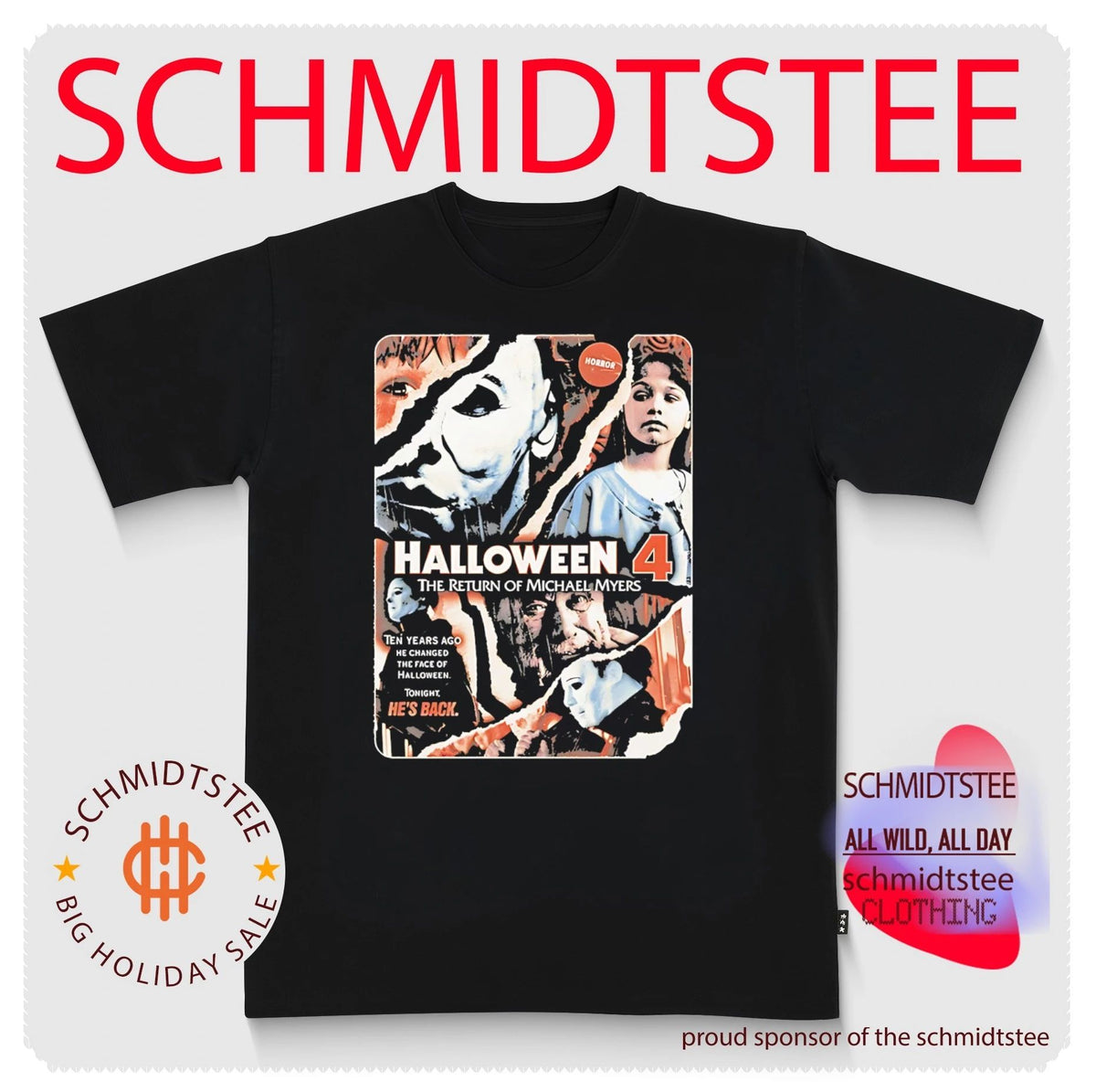 Halloween 4 the return of Michael Myers horror shirt