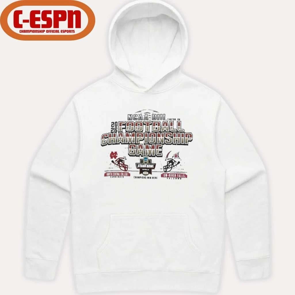 DIII Football Championship Game Shirt North Central College Vs UW-River Falls