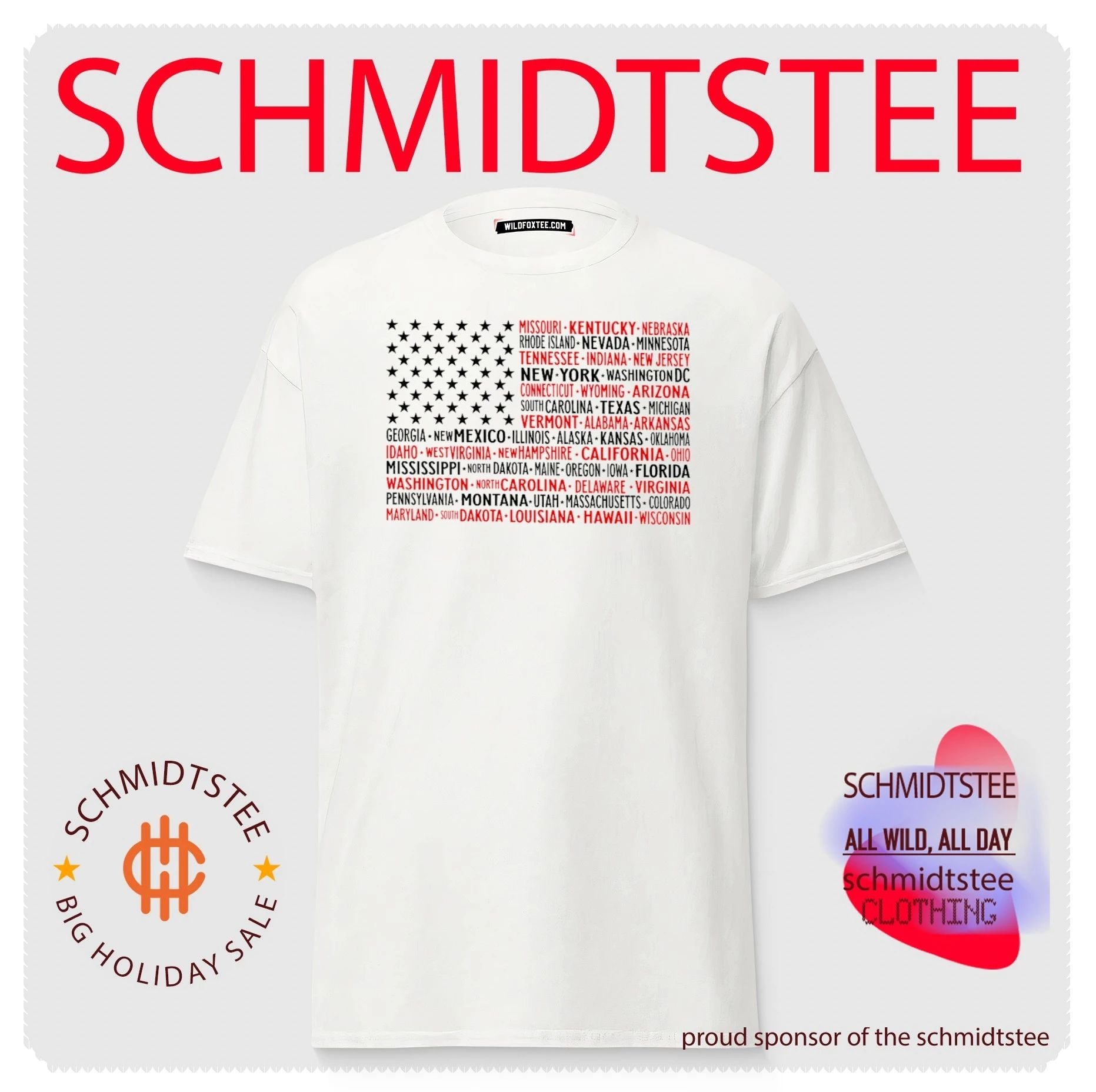 American Flag 4th of July States Patriotic USA shirt