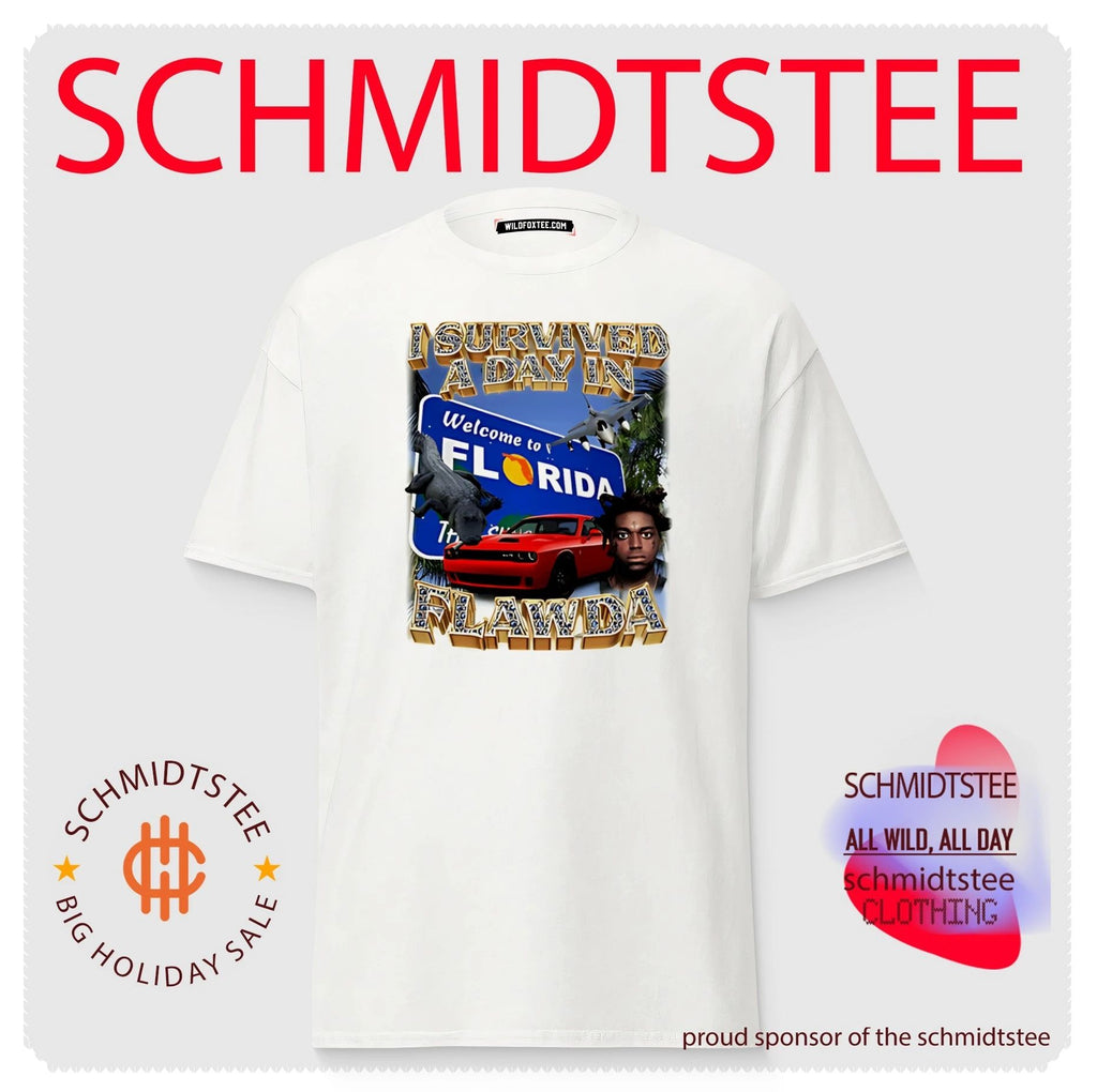 I survived a day in Flawda Florida photo frame shirt