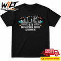 San Antonio Spurs Basketball 2026 Team Roster City Skyline Shirt