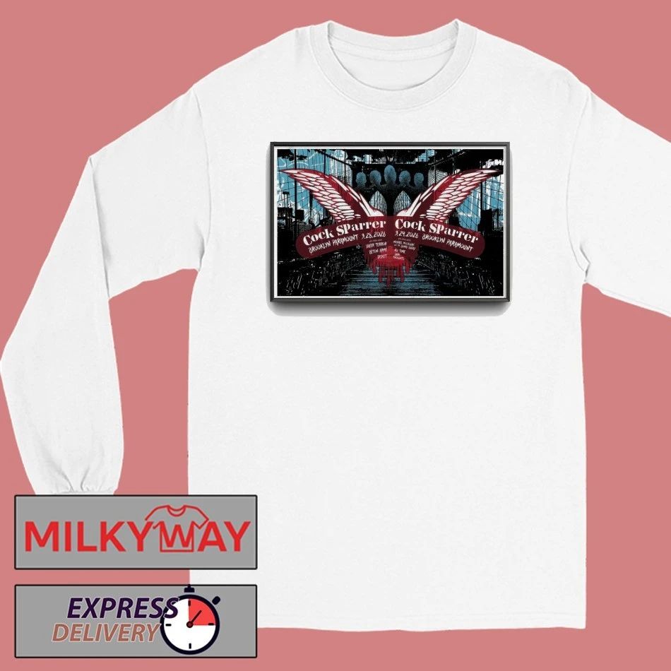 Cock Sparrer Tour 2026 Brooklyn Paramount Poster shirt