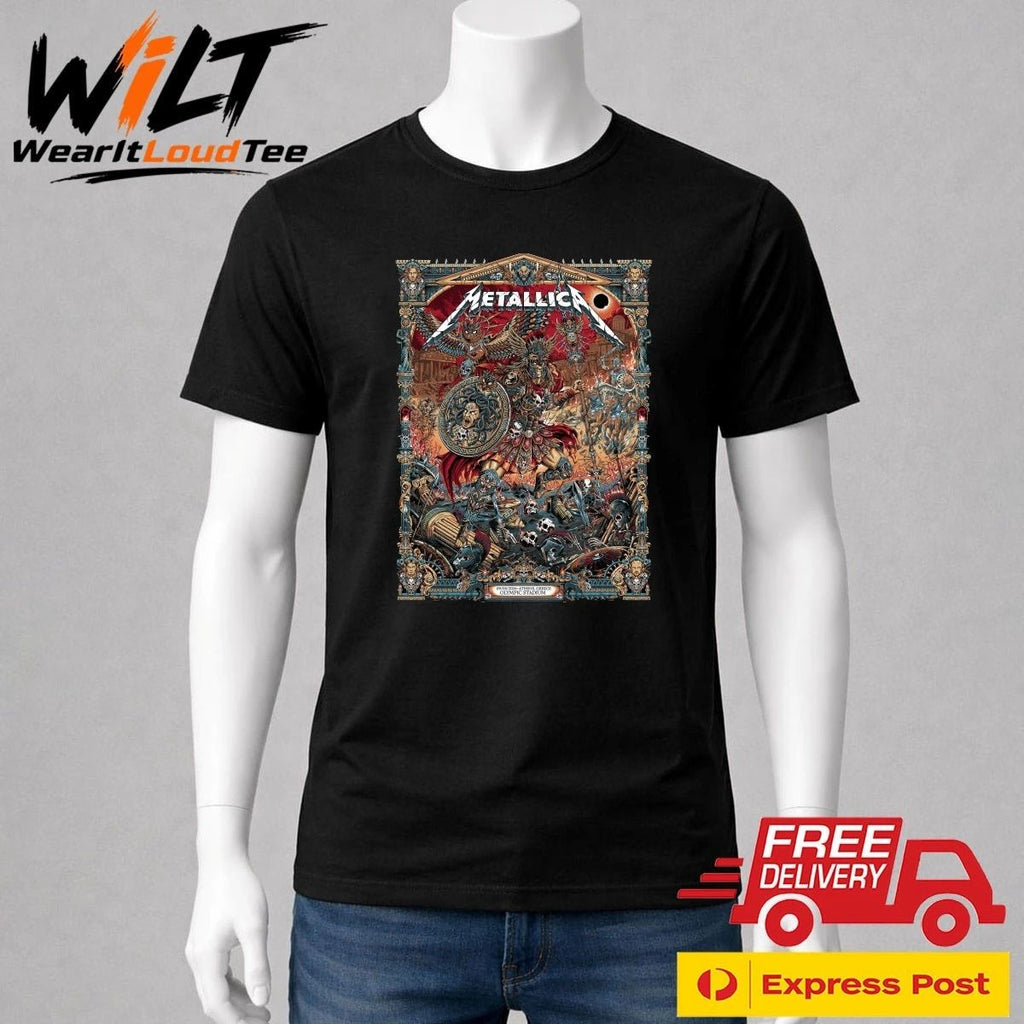 Metallica May 9, 2026 Athens, Greece Olympic Stadium Shirt