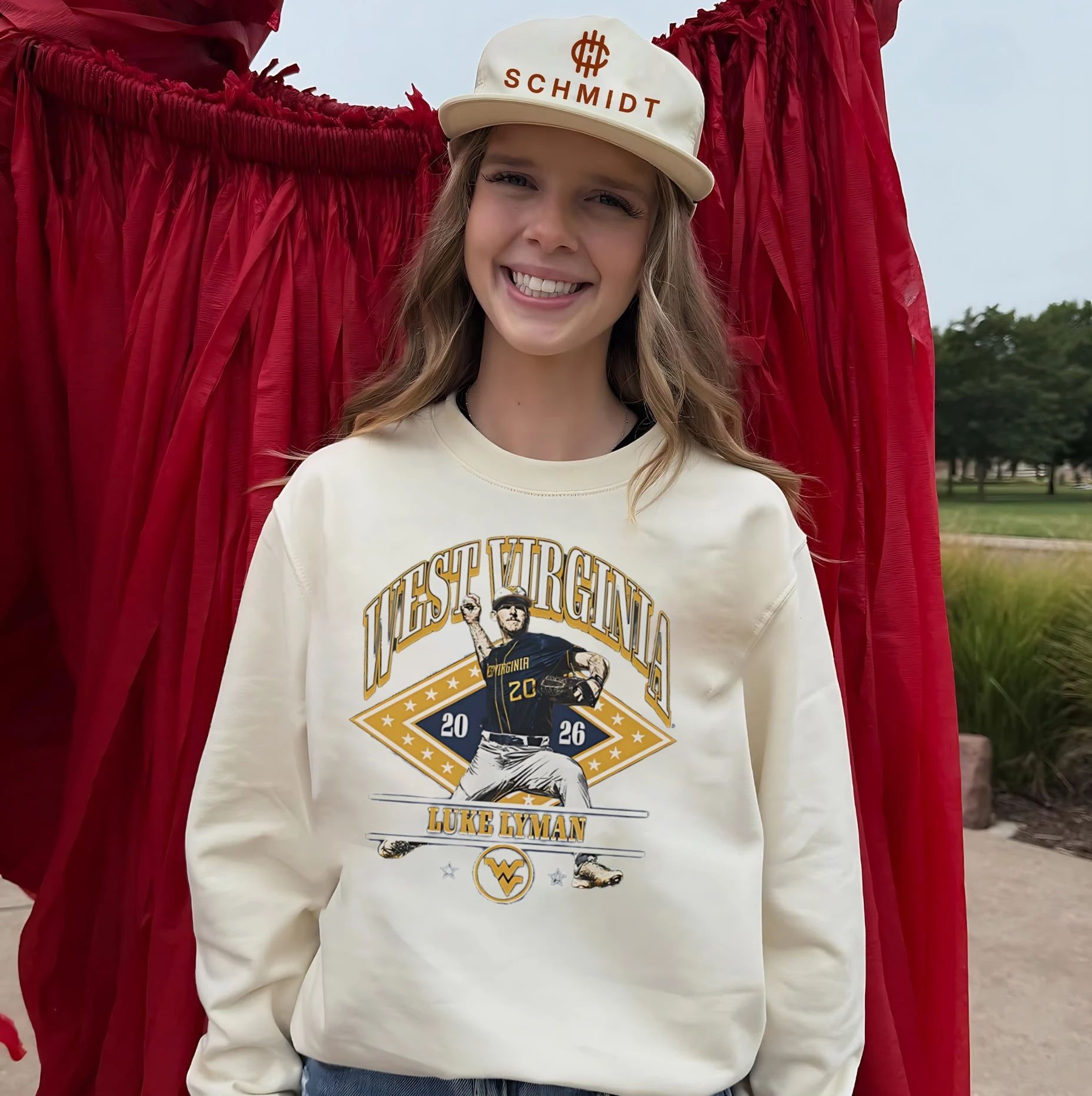 West Virginia Mountaineers Luke Lyman 2026 graphic shirt