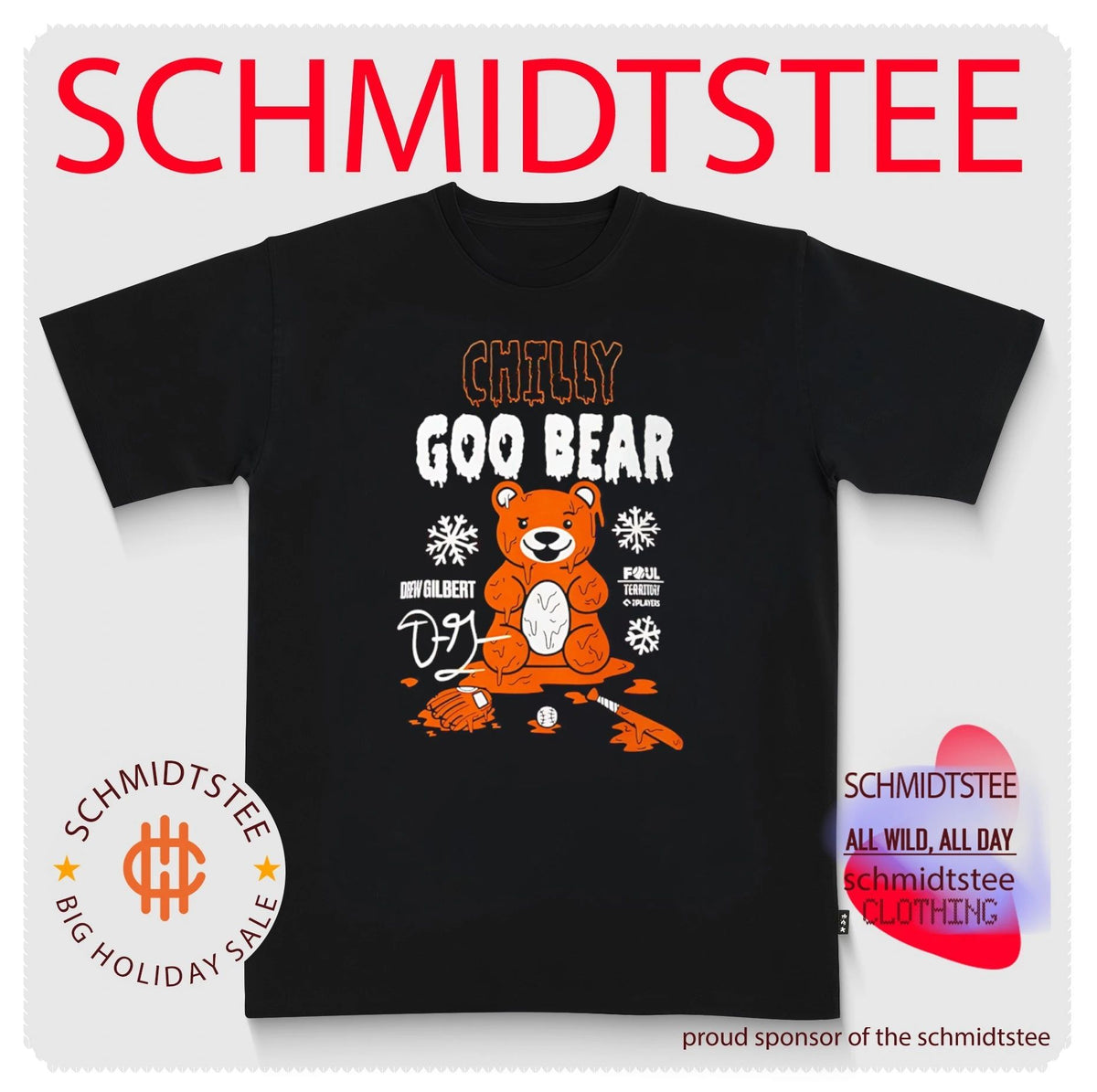 Drew Gilbert San Francisco Giants Chilly Goo Bear signature shirt