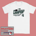 Michigan State Spartans Champions Big Ten 2026 Men’s Ice Hockey 3 In A Row shirt