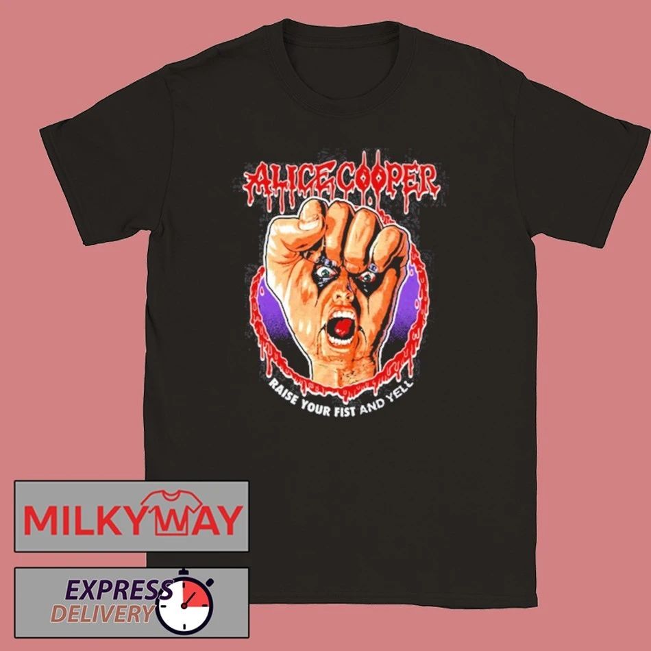 Raise Your Fist Vignette by Alice Cooper shirt