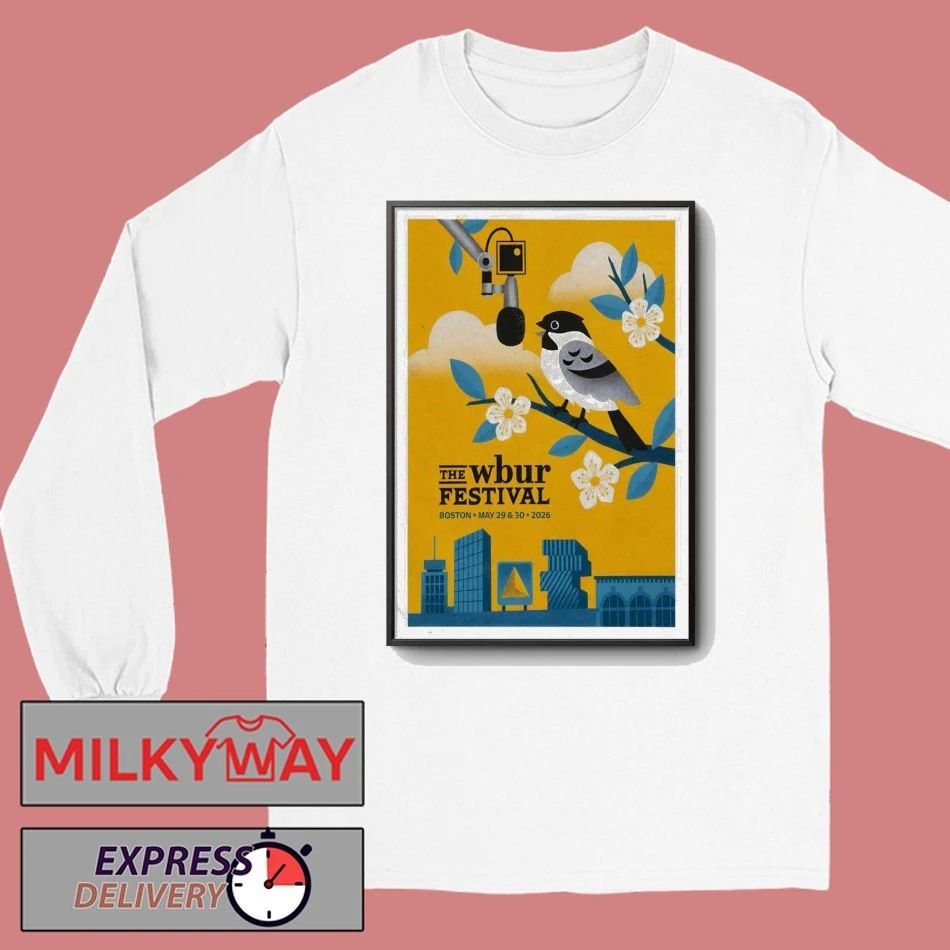 The Wbur Festival Boston MA May 29-30 2026 Poster shirt