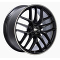 BBS CC-R 19×8 5×112 ET44 Satin Black Polished Rim Protector Wheel -82mm PFS Required