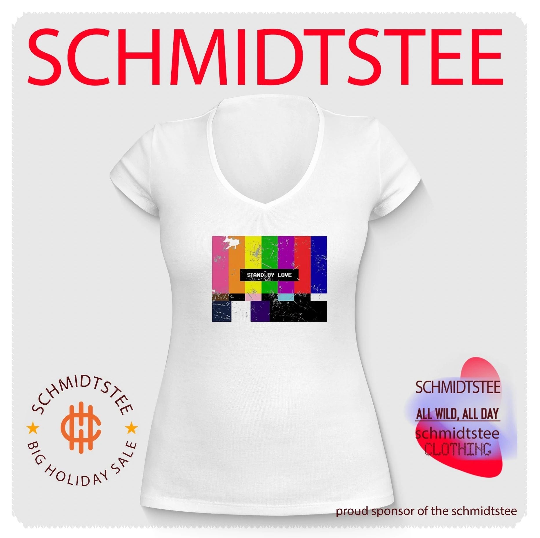 Stand By Love Pride rainbow shirt