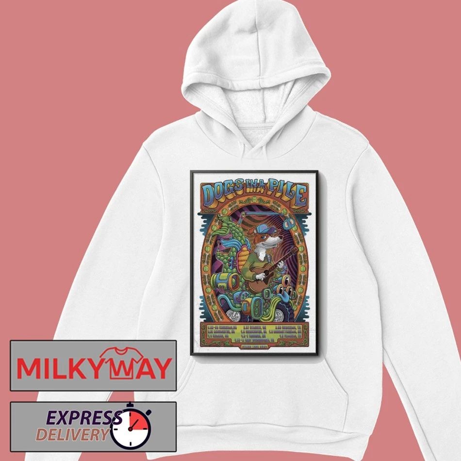Dogs In A Pile Band Tour 2026 Poster shirt