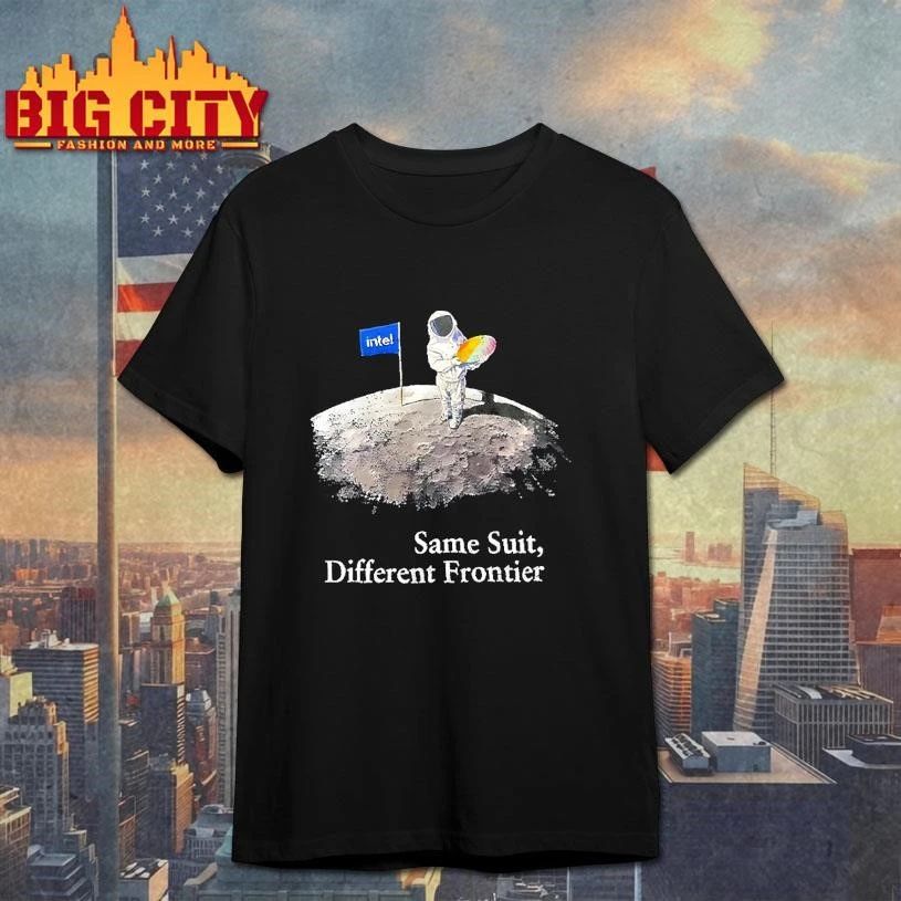 Intel Astronaut Silicon Wafer Same Suit Different Frontier shirt