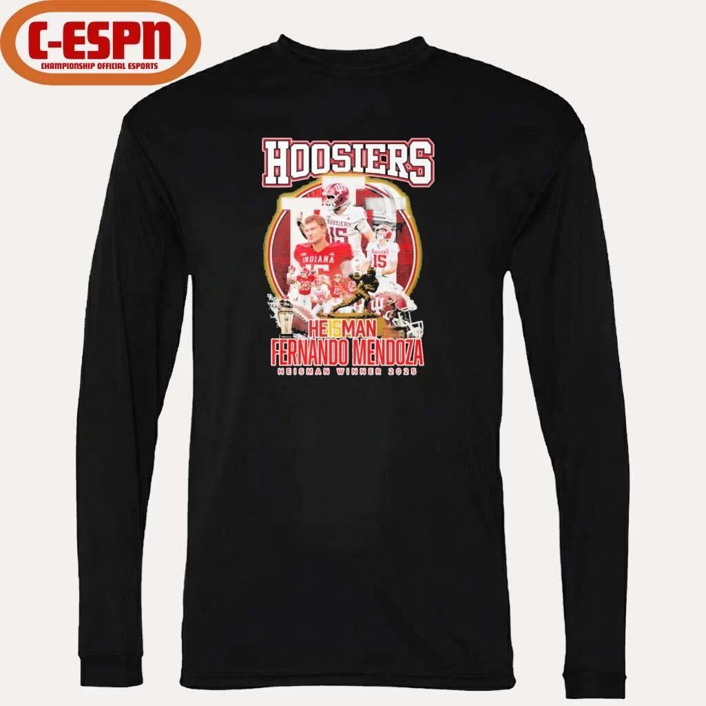 Hoosier He15man Fernando Mendoza Heisman Winner 2025 Shirt