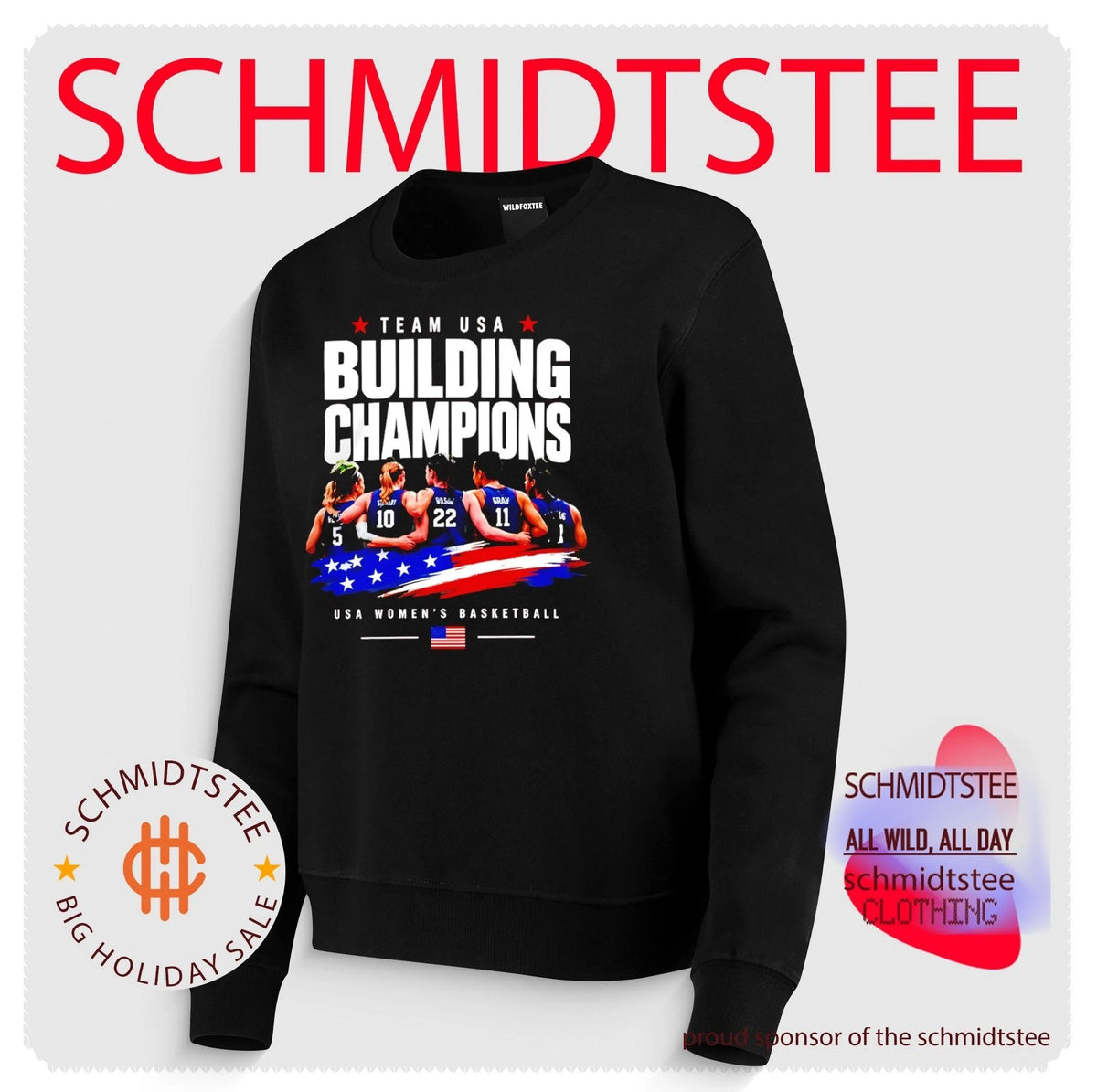 USA Women’s Basketball FIBA World Cup Team USA Building Champions shirt
