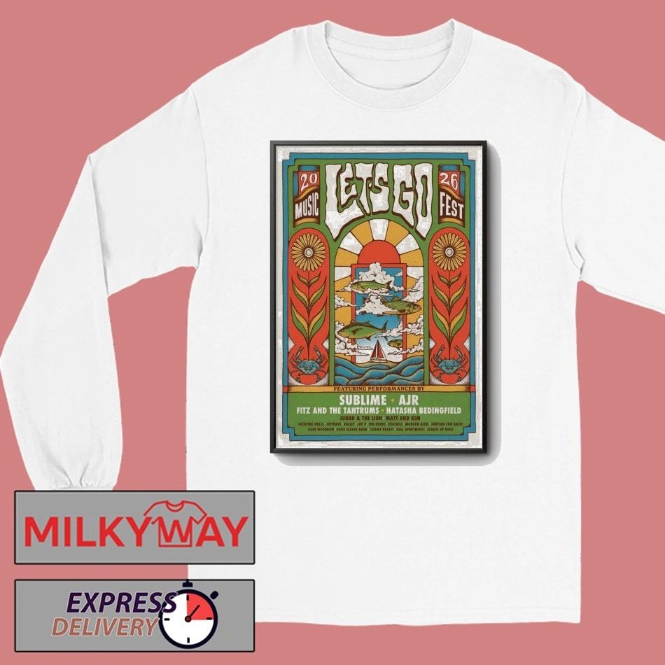 Let’s Go! Music Fest 6 5-6 6 2026 Crownsville MD Poster shirt