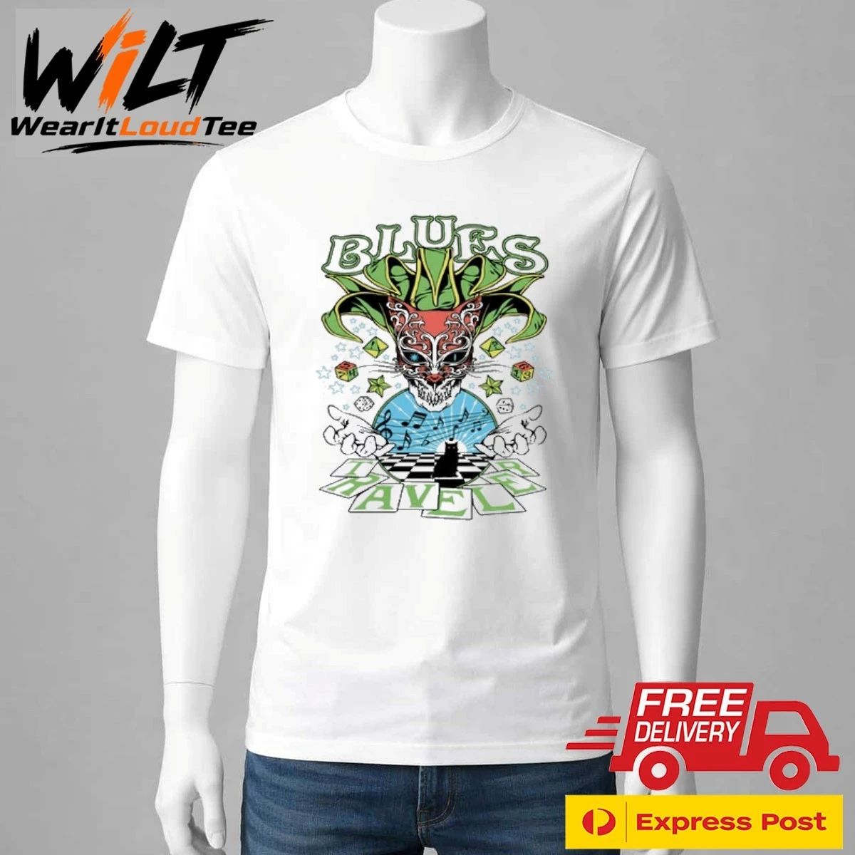 Blues Traveler Gambler Shirt