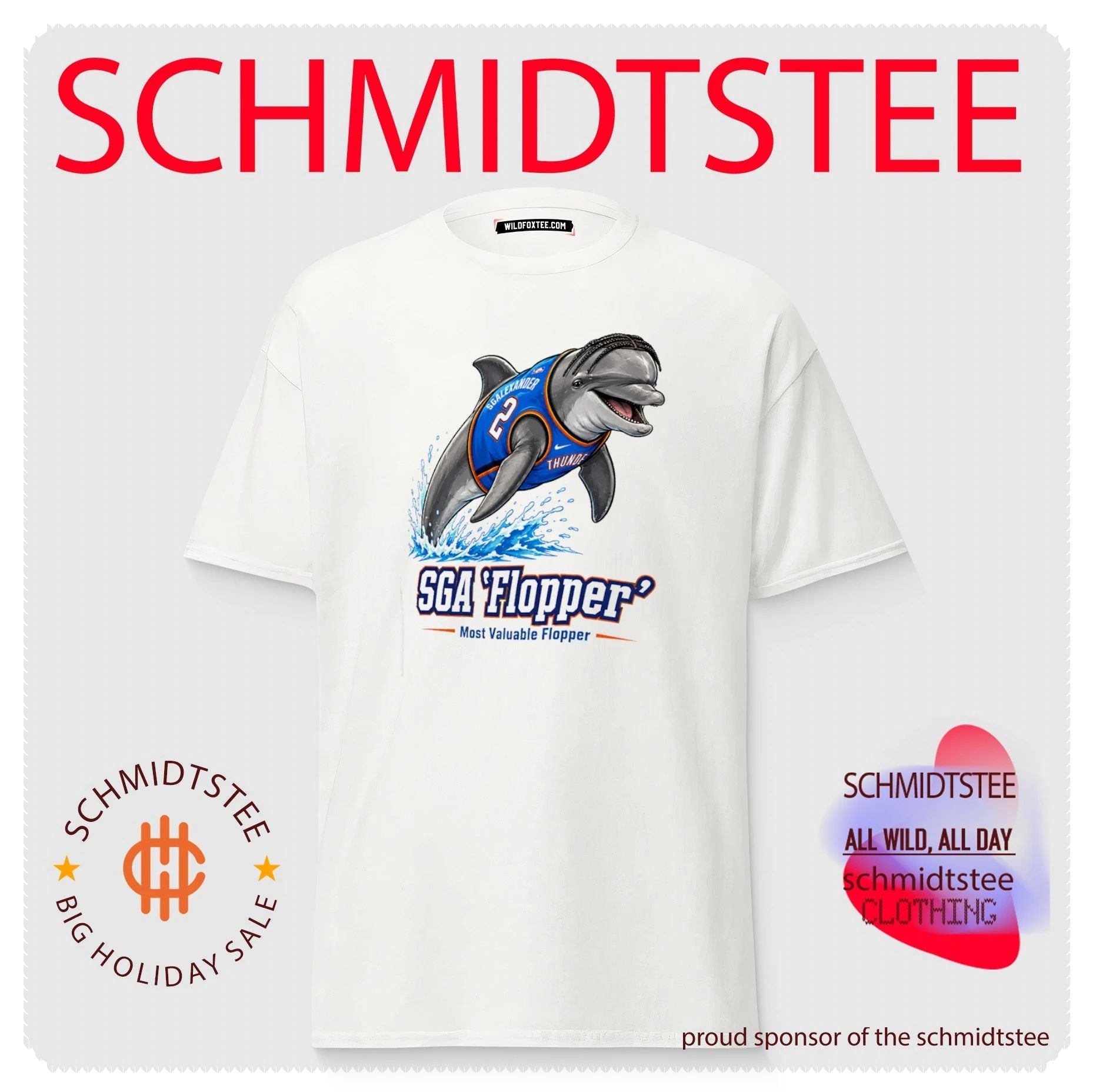 SGA Flopper Shai Gilgeous-Alexander Thunder Dolphin MVP Meme shirt