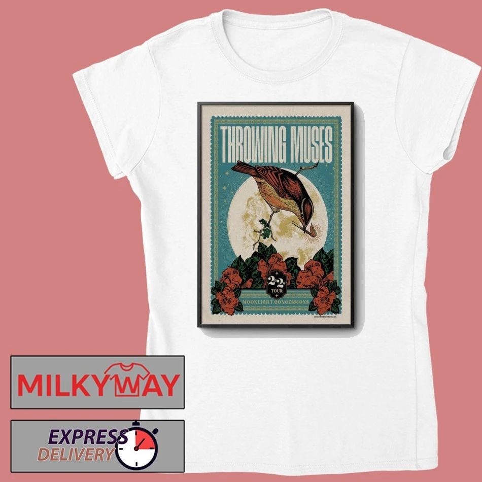 Throwing Muses Moonlight Concessions Tour 2026 ART shirt