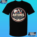Artemis 2 Mission Faux Lunar Patch NASA Shirt