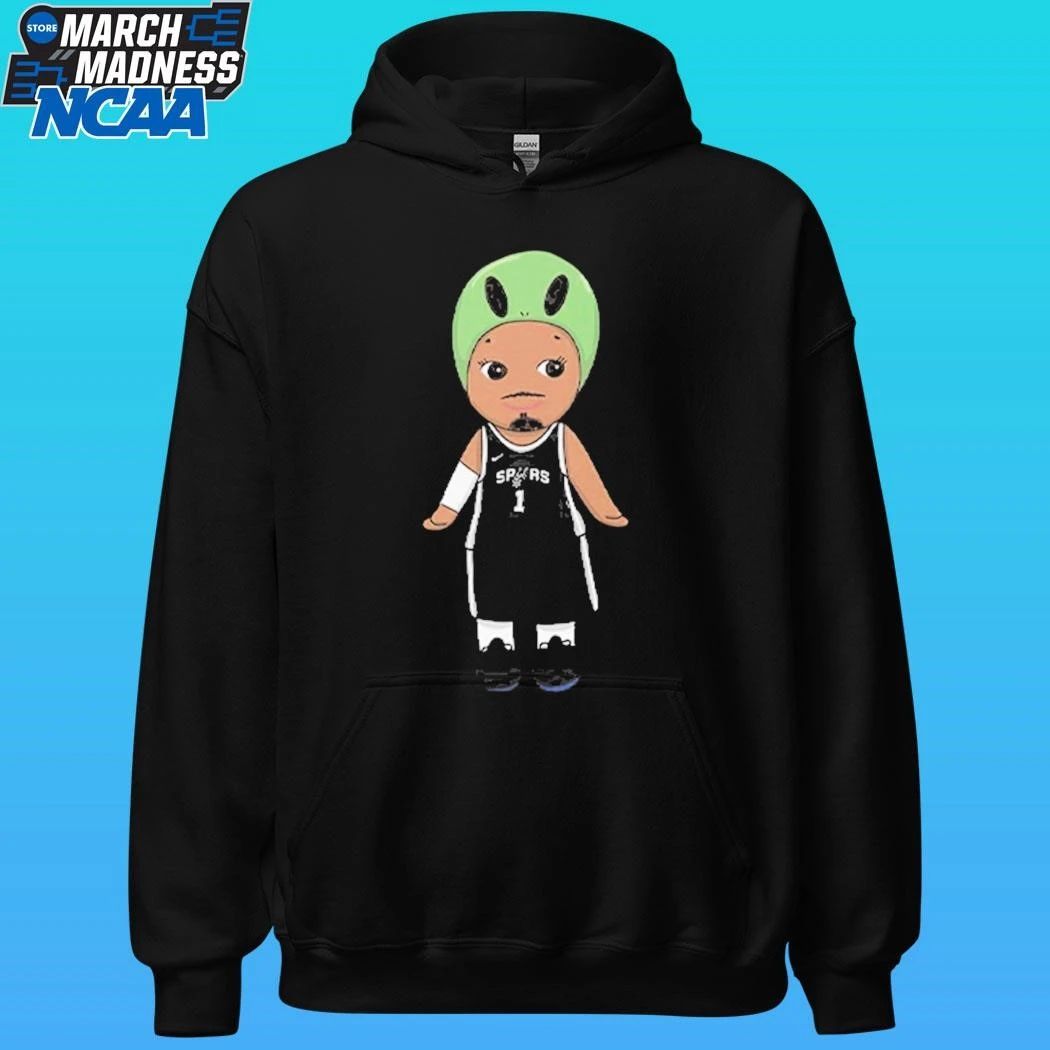 Victor Wembanyama Alien Spurs Chibi Shirt