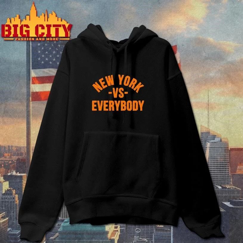 New York vs Everybody bold city slogan T Shirt