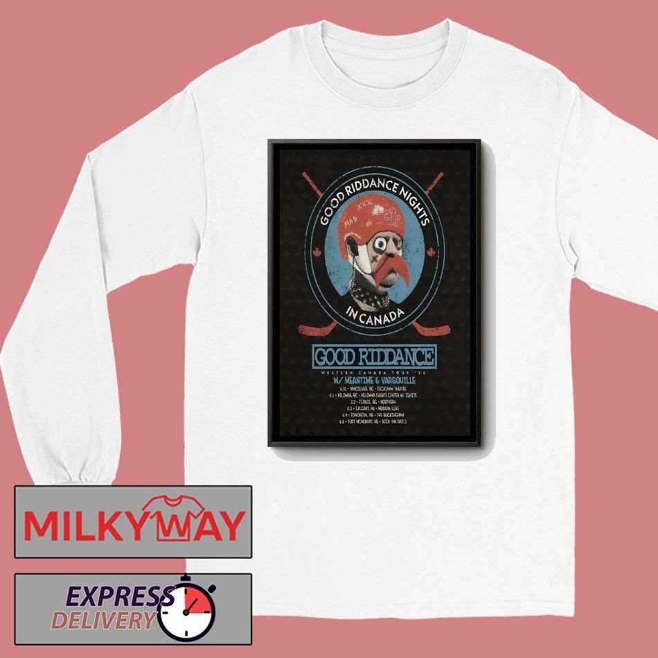 Good Riddance Western Canada 2026 Shows Poster shirt