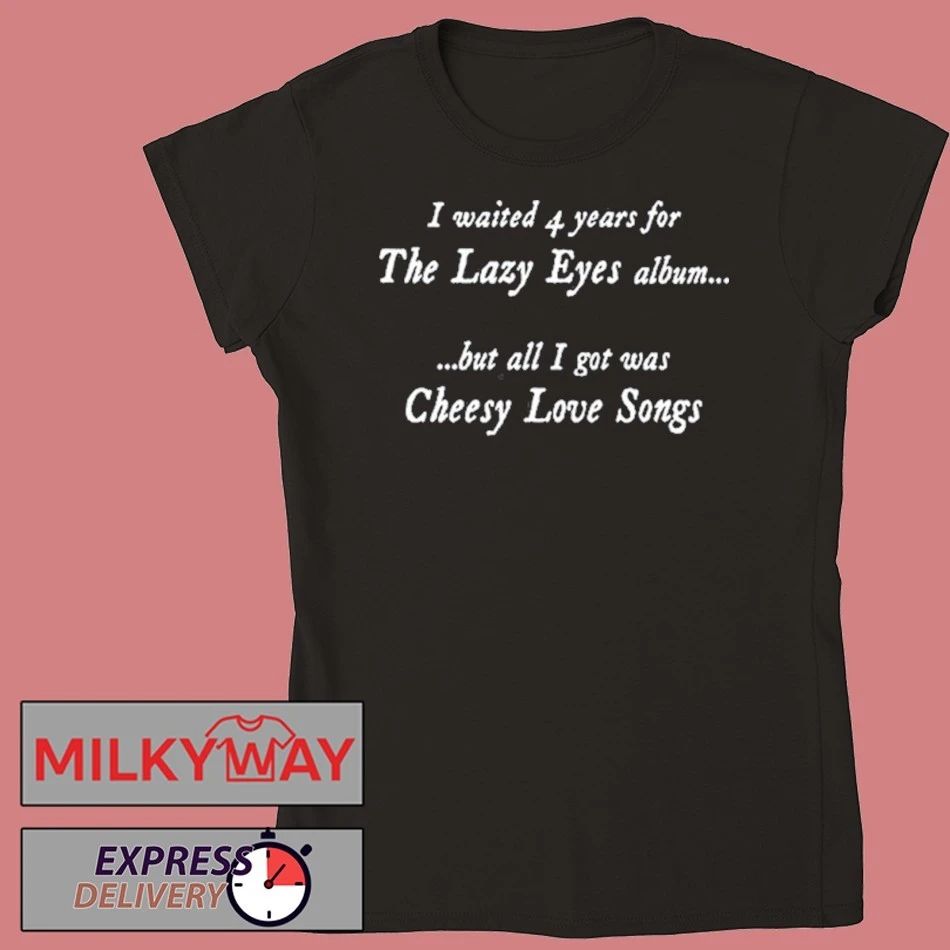 The Lazy Eyes Joke Black Shirt