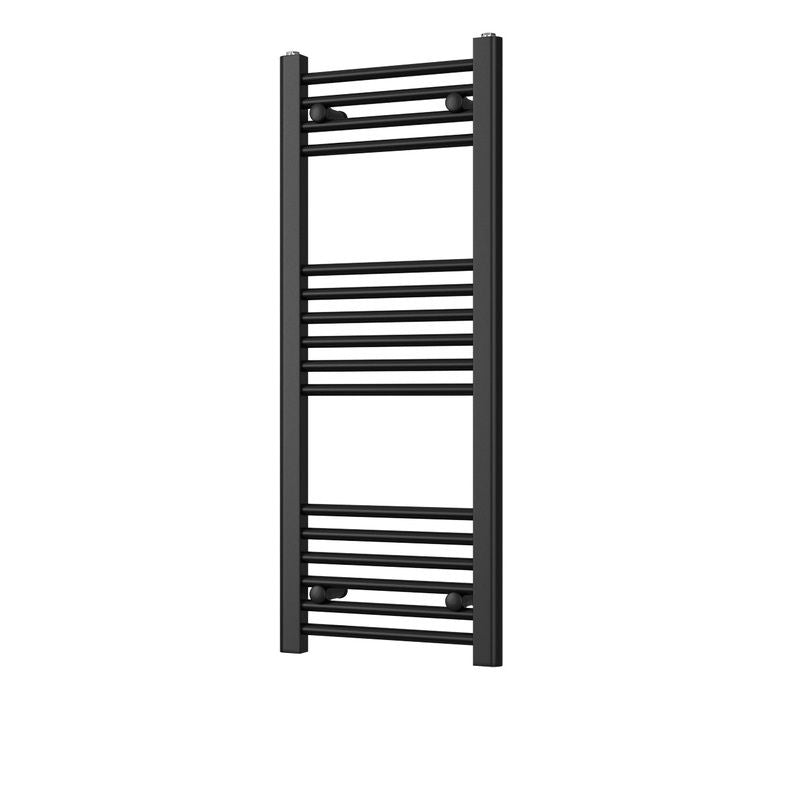 Zennor – Black Heated Towel Rail – H1000mm x W400mm – Straight