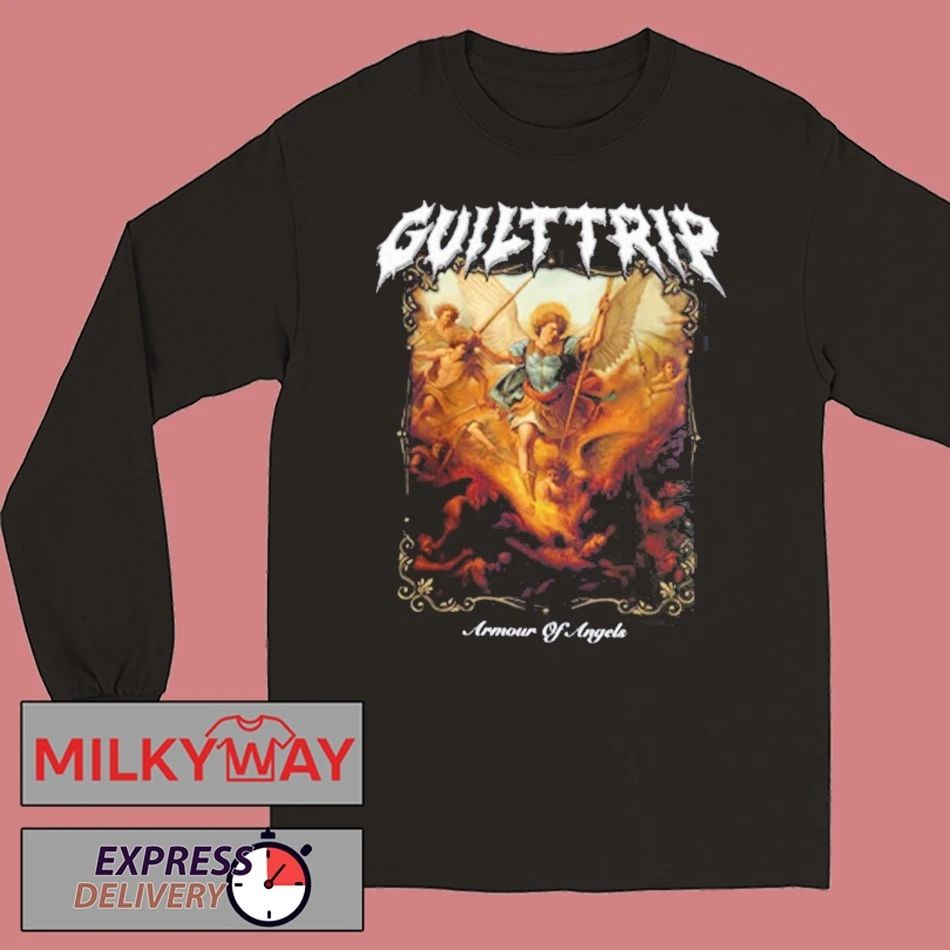 Guilt Trip Armour Of Angels Album Merch Bundle Cover Art T-Shirt