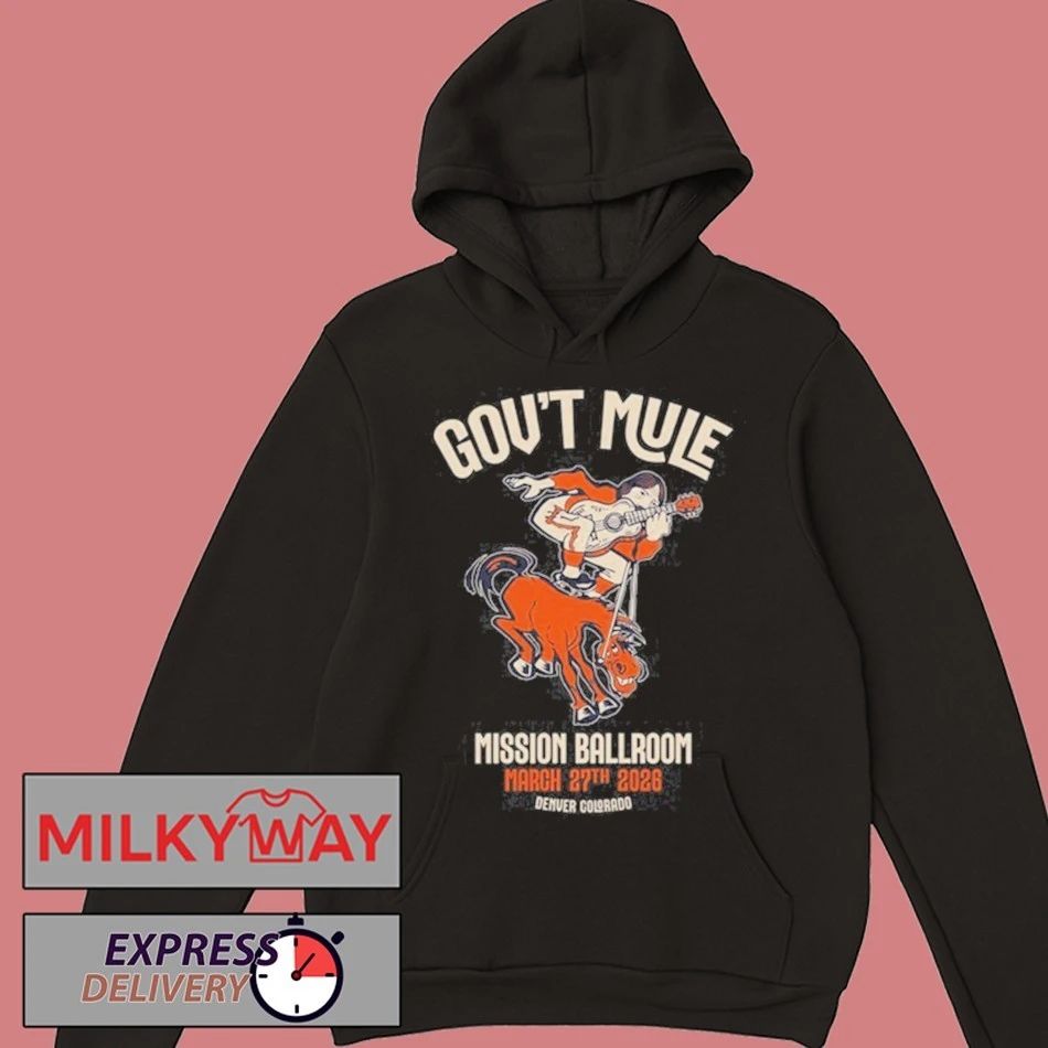 Gov’t Mule Mar 27, 2026 at Mission Ballroom, Denver Tour Shirt