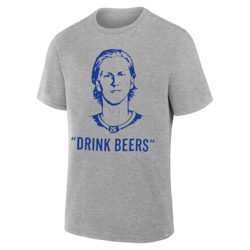 Sam Carrick With Rasmus Dahlin Drink Beer Shirt