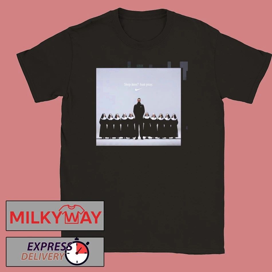 Nike X Victor Wembanyama Stop Him Just Pray T-Shirt
