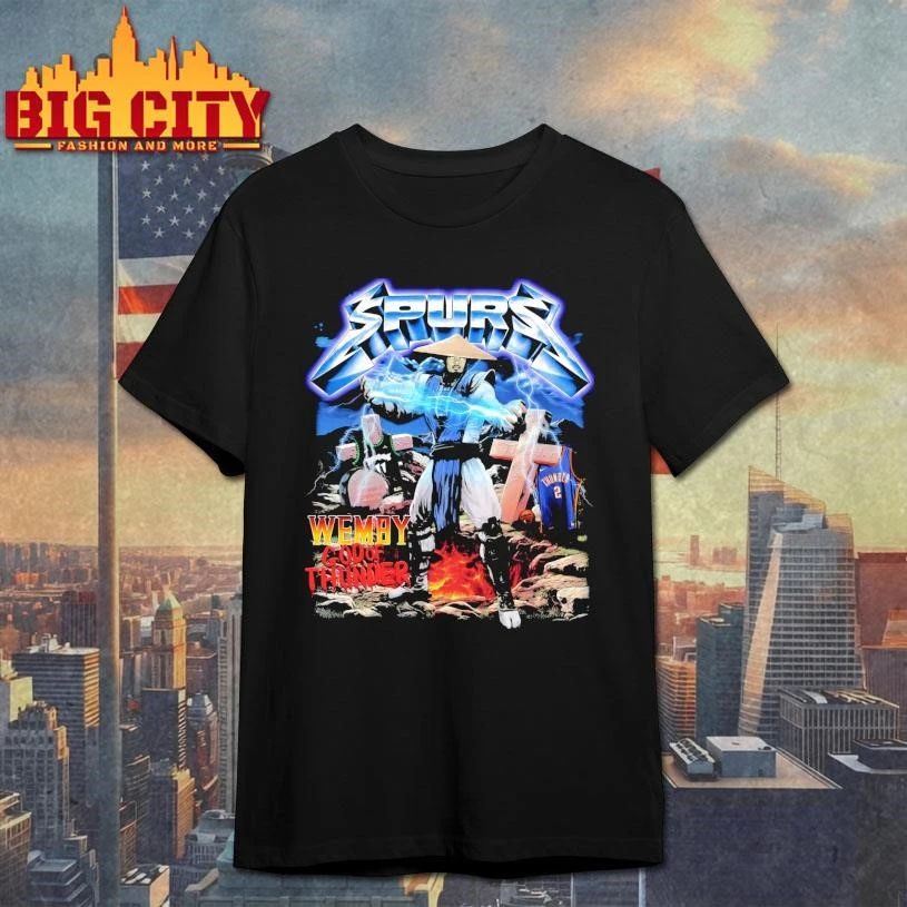 Victor Wembanyama Spurs God of Thunder Spur Vs Thunder Game NBA Playoffs Shirt