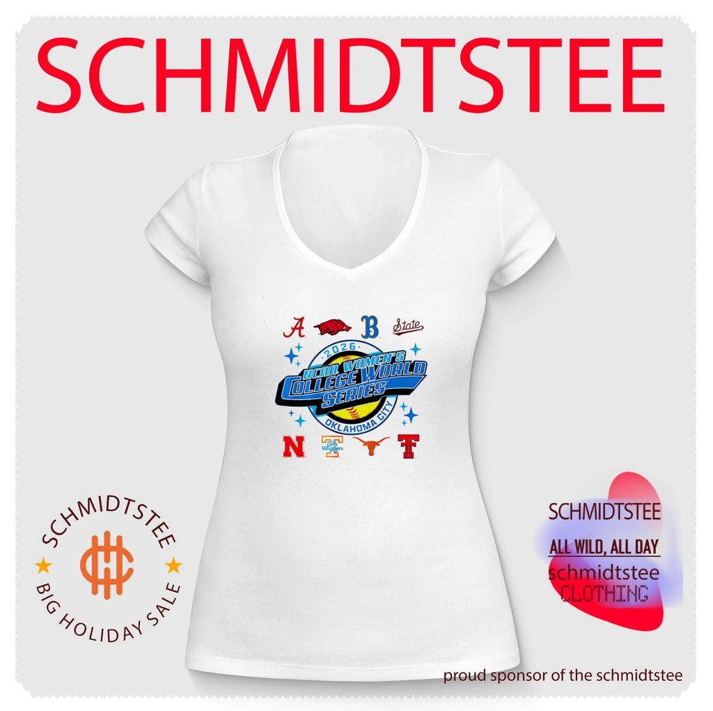 2026 Women’s College World Series Field 8 Team logos shirt