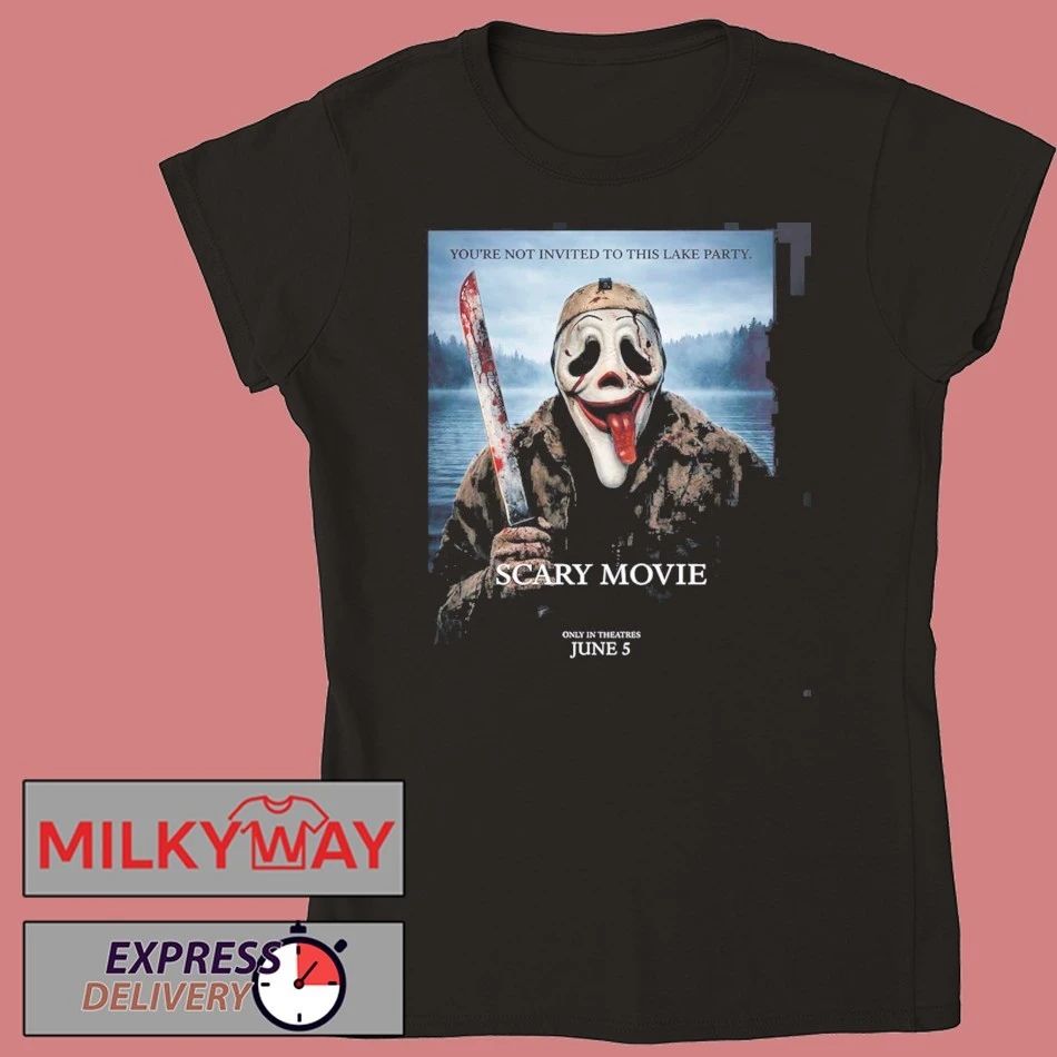 Scary Movie 6 Funny Michael Myers You’re Not Invited To This Lake Party Variant T-Shirt